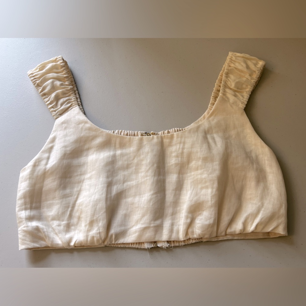Dissh AbbyButter Linen Crop top